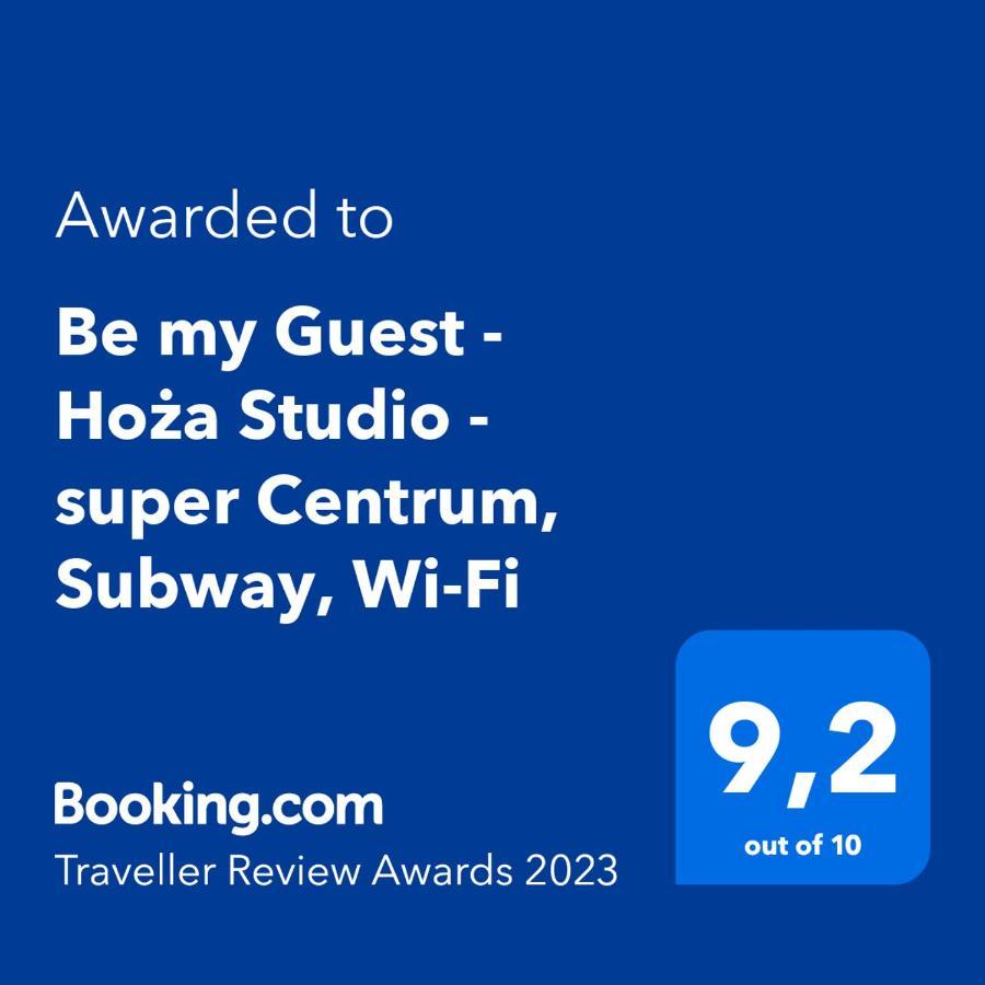 ורשה Be My Guest - Hoza Studio - Pkin Super Centrum Metro Wi-Fi Breakfast מראה חיצוני תמונה